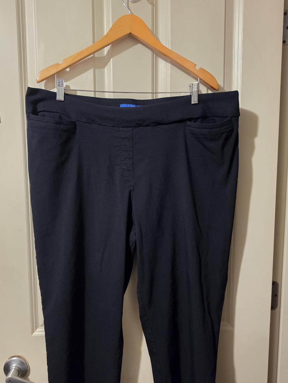 Apt. 9 Black Stretch Pull-On Trousers - Picture 3 of 8